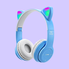 Flash Light Wireless Headset with Mic for Kids