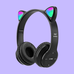 Flash Light Wireless Headset with Mic for Kids