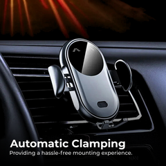 Automatic Clamping 30W Car Wireless Phone Charger