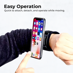 Rotating Lock Mobile Phone Wristband Holder