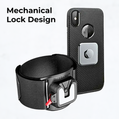 Rotating Lock Mobile Phone Wristband Holder