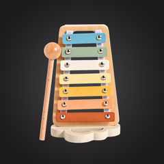 Baby Early Learning Wooden Drum Xylophone Toy