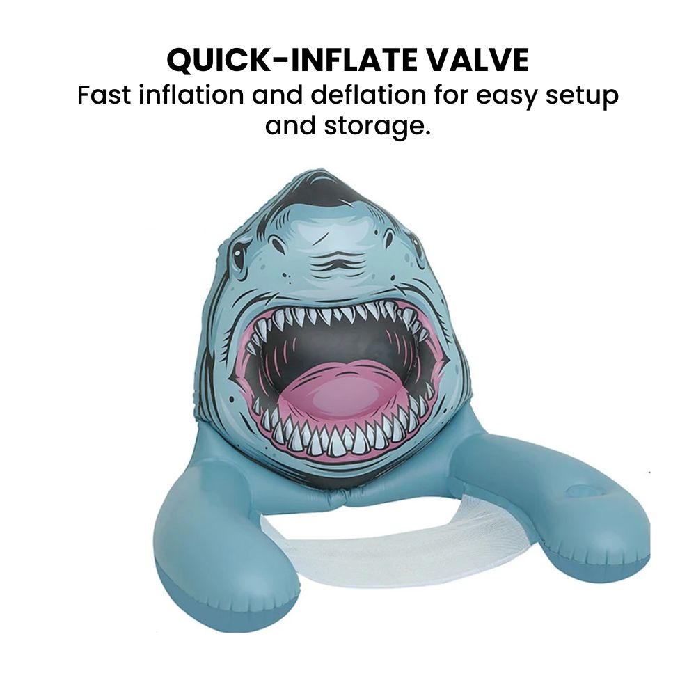 Yellow Duck Inflatable Floating Lounge Chair- quick inflate