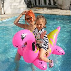 Yellow Duck Inflatable Floating Lounge Chair- rose