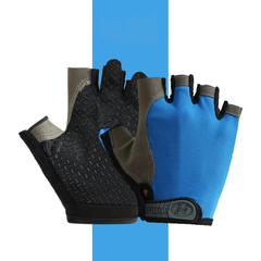Men Cycling Bicycle Gloves — Half-Finger Gym Mittens