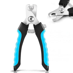 Pet Nail Clippers — Safety Guard Stainless Steel