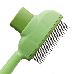 Self-Cleaning Pet Grooming Brush — Massage & Deshedding