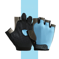 Men Cycling Bicycle Gloves — Half-Finger Gym Mittens