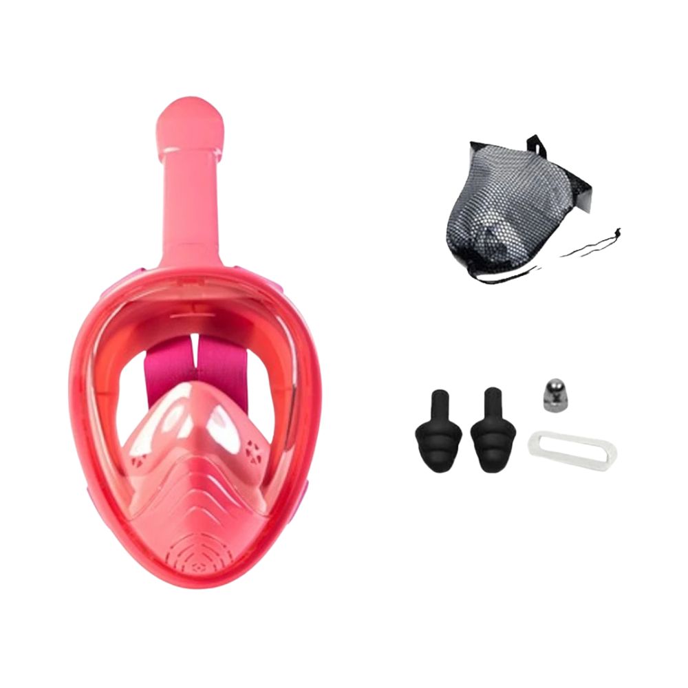 Full Face Snorkel Mask 180° View Anti-Fog Leak-Proof