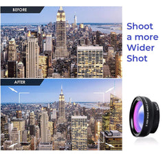 Apexel Professional Phone Camera Lens - 0.45x/12.5x - dealskart.com.au