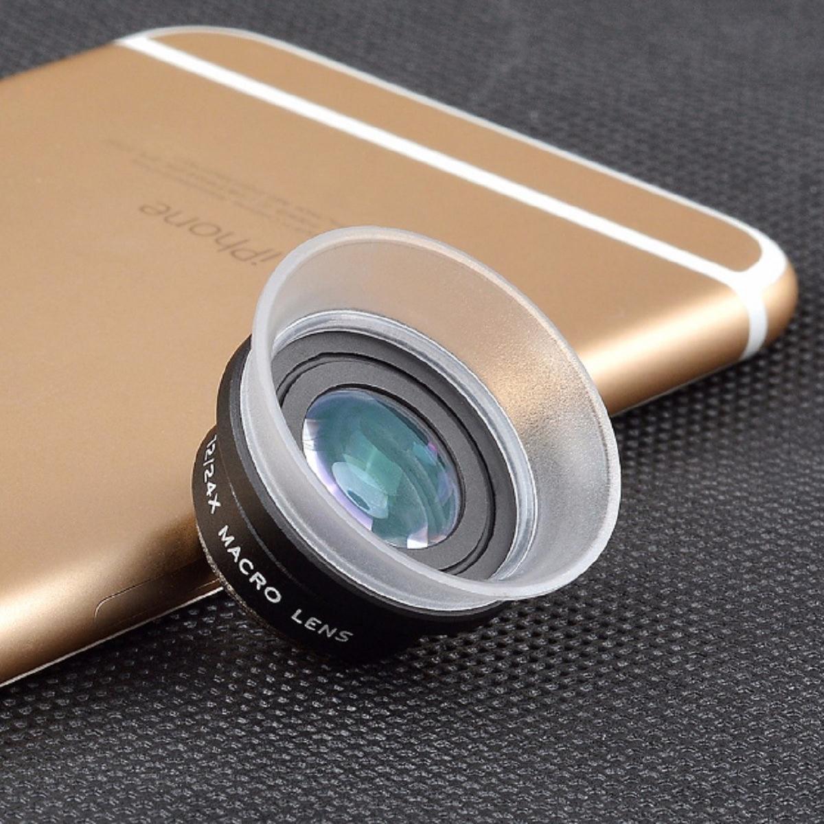 Apexel Professional Super Macro Mobile Phone Lens - 12x, 24x - dealskart.com.au