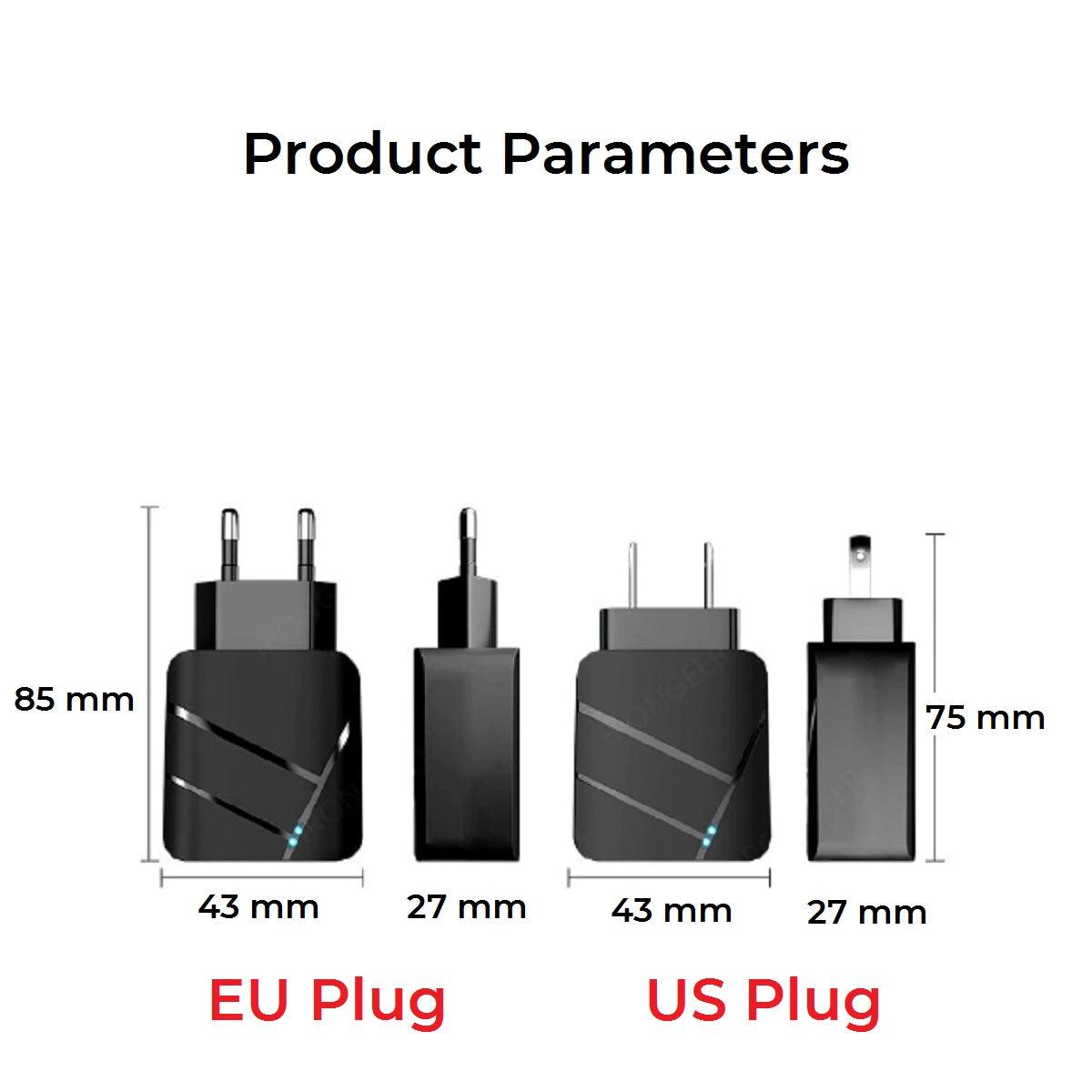 Dual Output Fast Charging USB Adapter - 28W Fast Charging - dealskart.com.au