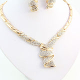 Carol Jewelry Women's Necklace Set - Premium Rhinestone Studded - dealskart.com.au