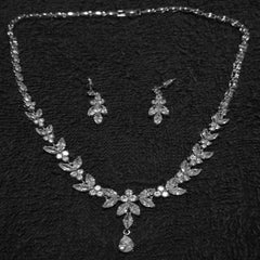 Emmaya Exquisite Women's Silver Finished Jewelry Set - dealskart.com.au