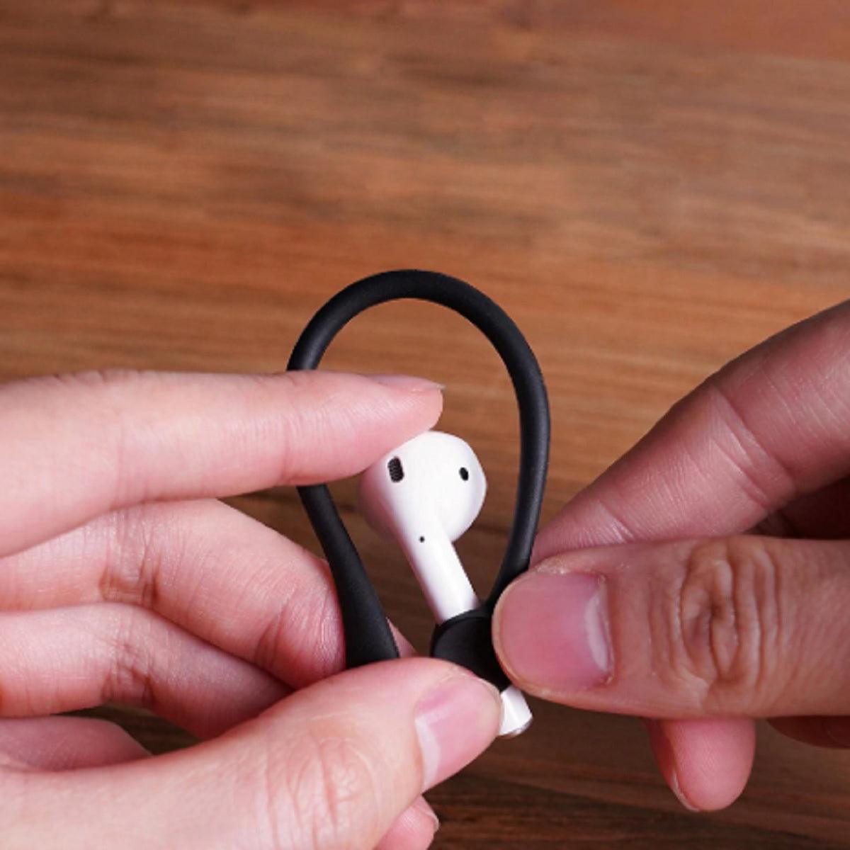 Anti Fall Silicone Earhooks for Apple Airpods - 1 Pair - dealskart.com.au