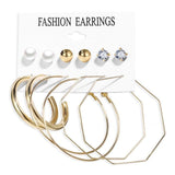 17KM Vintage Tassel Acrylic Earrings For Women Bohemian Earrings Set Big Dangle Drop Earring 2020 Brincos Female Fashion Jewelry - dealskart.com.au
