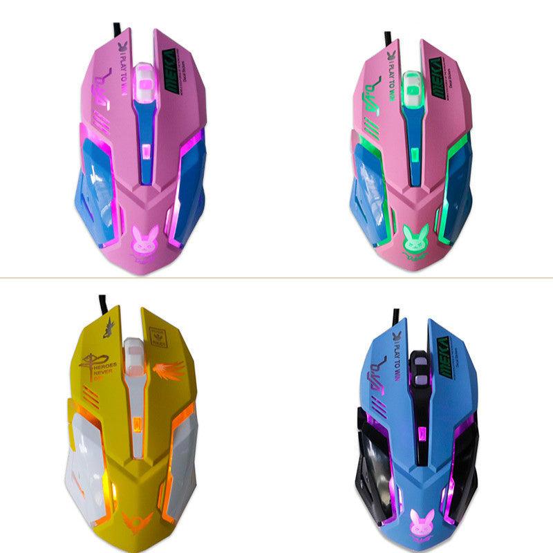 E-Sports Gaming Mouse - Wired USB, 6 Keys, Adjustable DPI - dealskart.com.au