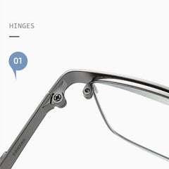 Yooske Stainless Steel Men’s Reading Glasses- +1.0 1.5 2.0 2.5 3 3.5 4.0 - dealskart.com.au