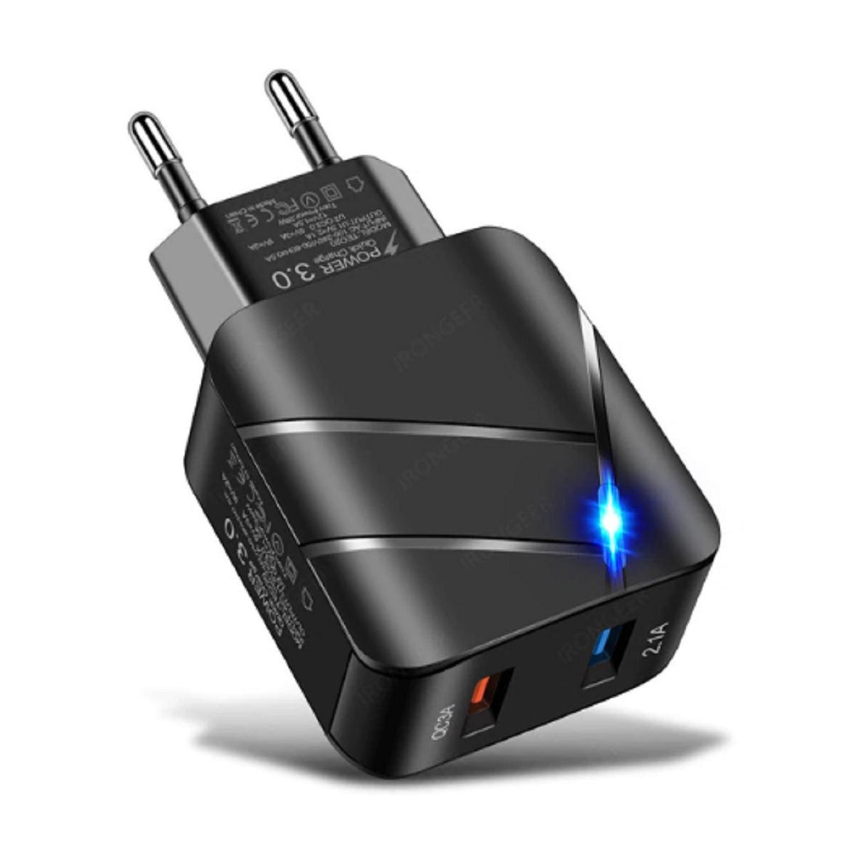 Dual Output Fast Charging USB Adapter - 28W Fast Charging - dealskart.com.au