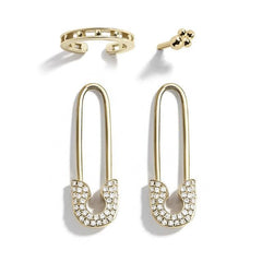 2020 New Fashion Pearl Ear Cuff Bohemia Stackable C Shaped CZ Rhinestone Small Earcuffs Clip Earrings for Women Wedding Jewelry - dealskart.com.au