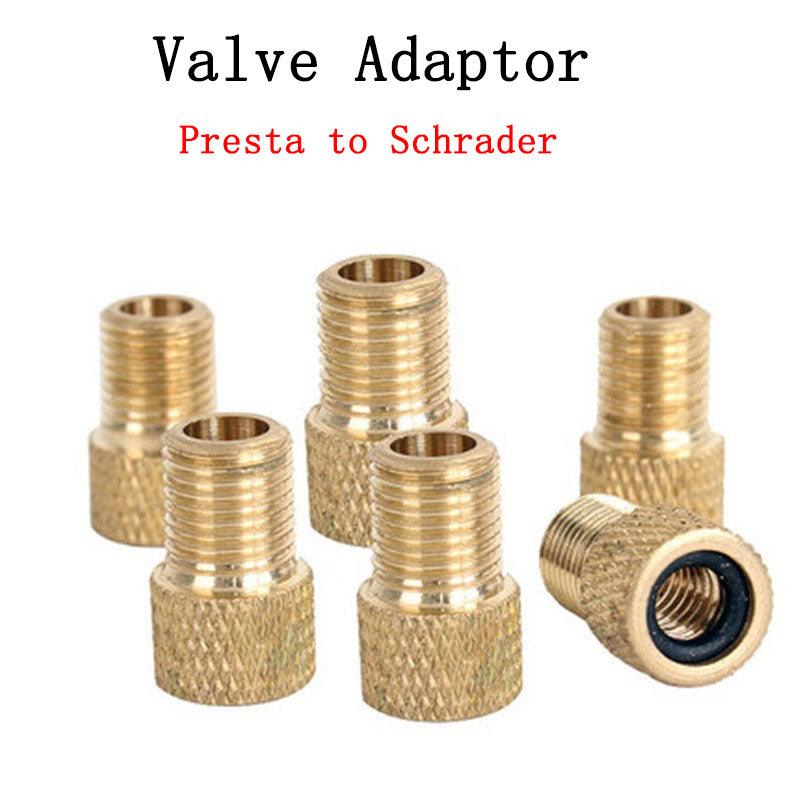 2/4Pcs Schrader Valve to Presta Adapter - dealskart.com.au
