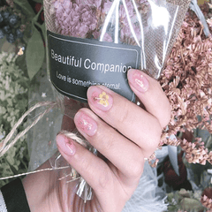 50pcs/box Nail Art Color mixed small Daisy Flower rose ultra-thin wood pulp patch DIY nail art jewelry nail art decoration - dealskart.com.au