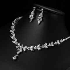 Emmaya Exquisite Women's Silver Finished Jewelry Set - dealskart.com.au