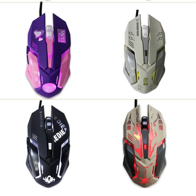 E-Sports Gaming Mouse - Wired USB, 6 Keys, Adjustable DPI - dealskart.com.au