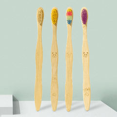 Eco-Friendly Bamboo Made Sensitive Toothbrush - 12 Pcs - dealskart.com.au