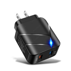 Dual Output Fast Charging USB Adapter - 28W Fast Charging - dealskart.com.au