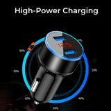 Dual Output USB Fast Charging Car Charger - LED Indicator - dealskart.com.au