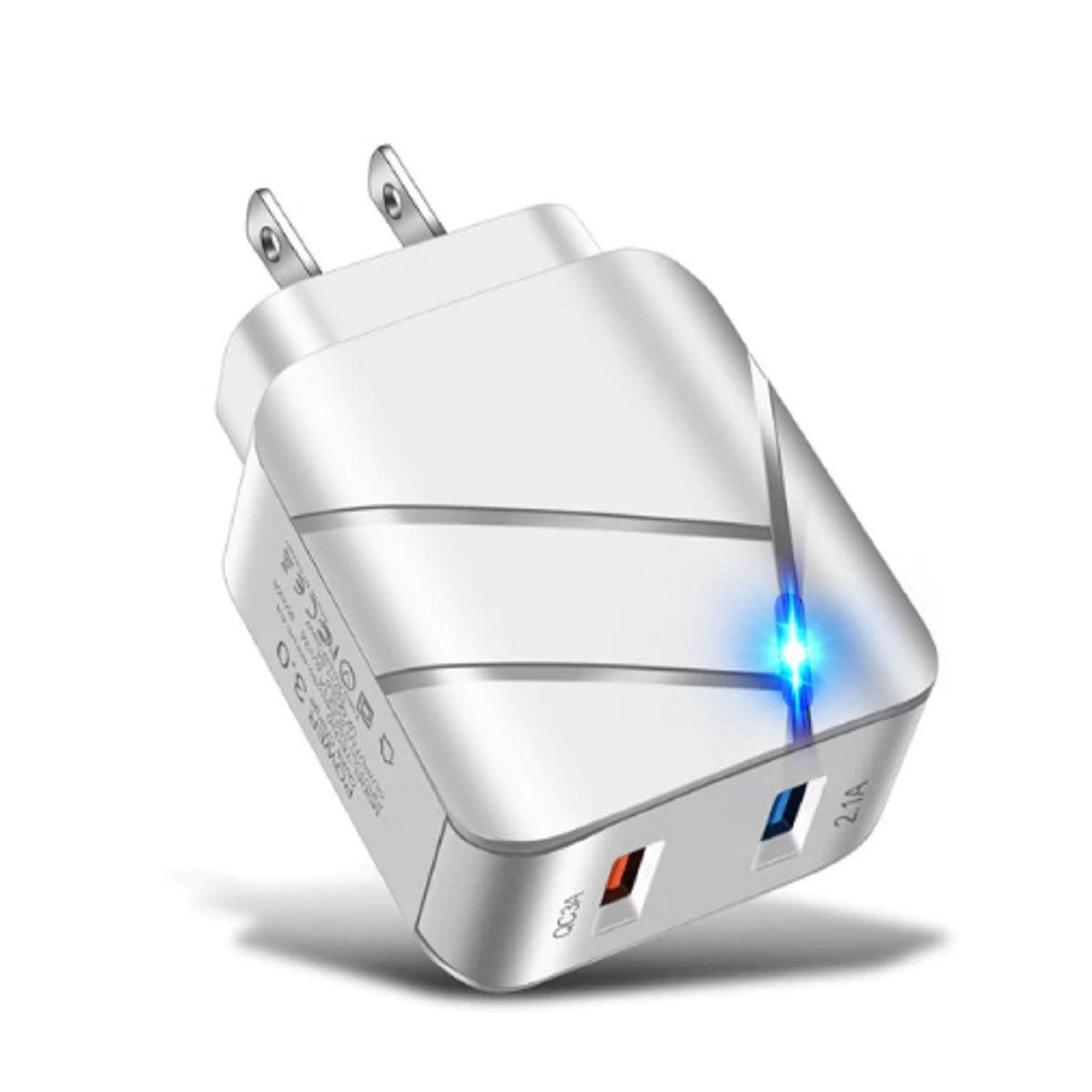 Dual Output Fast Charging USB Adapter - 28W Fast Charging - dealskart.com.au