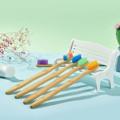 Eco-Friendly Bamboo Made Sensitive Toothbrush - 12 Pcs - dealskart.com.au