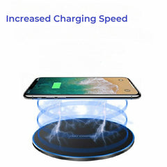 30W Fast Charging Wireless Charging Pad - Widely Compatible, Sleek Design - dealskart.com.au