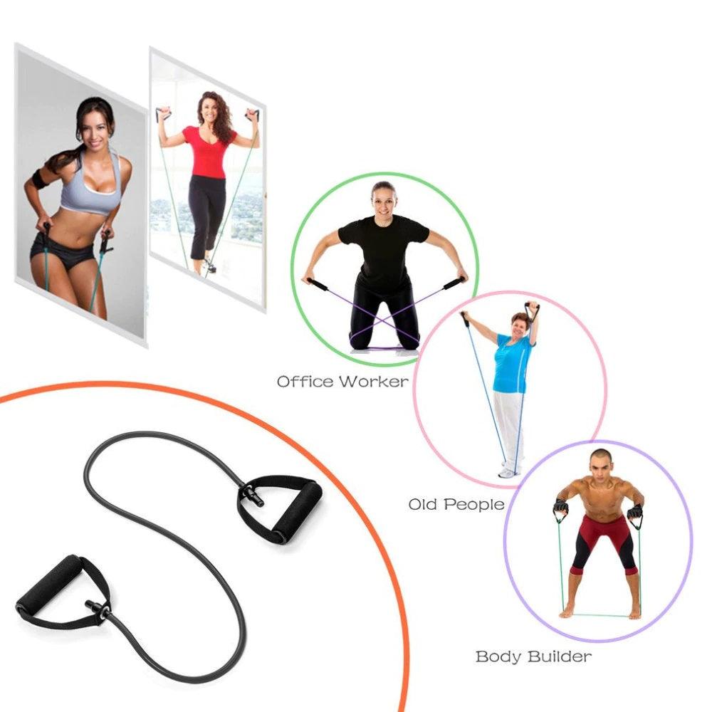 5-Level Resistance Band for CrossFit, Yoga, Fitness - dealskart.com.au