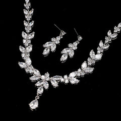 Emmaya Exquisite Women's Silver Finished Jewelry Set - dealskart.com.au