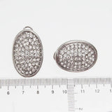 Carol Jewelry Women's Silver Plated Necklace Set - Crystal Studded - dealskart.com.au