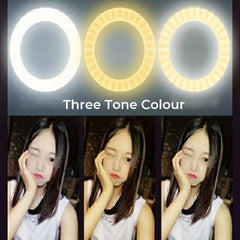 Universal LED Ring Light for Mobile Phone - Three Tone - dealskart.com.au