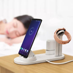 4 in 1 Universal Charging Dock Station - With Wireless Charging - dealskart.com.au