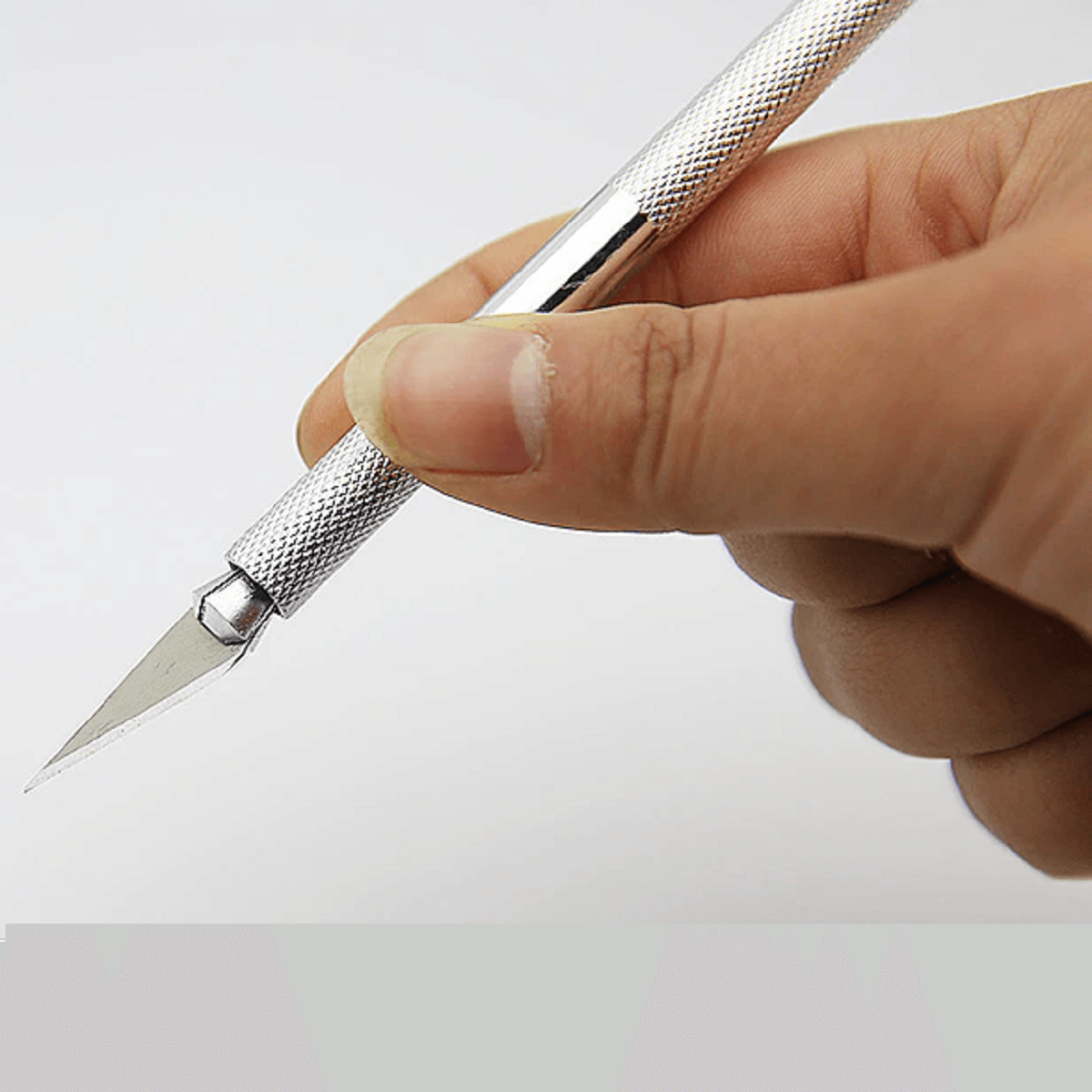 Metallic Nail Cutting Scalpel Knife - 5 Blades - dealskart.com.au