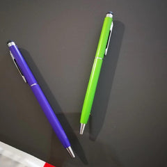 Smart 2 in 1 Ball Point Pen with Stylus - Universal, 10 Pcs - dealskart.com.au