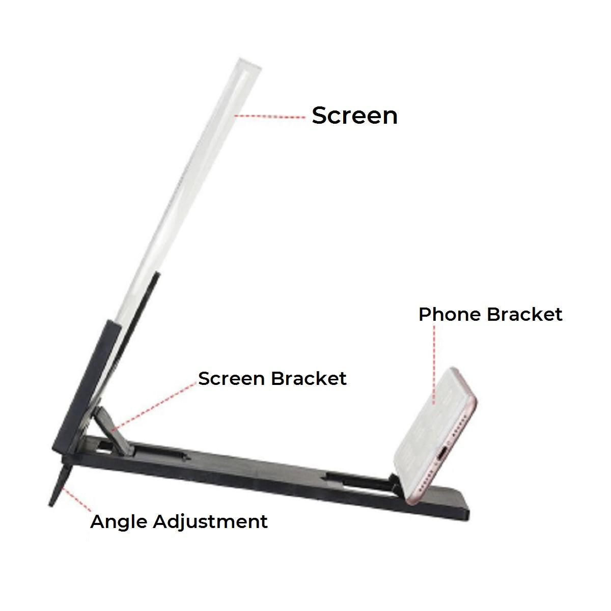 Portable 14 inch Mobile Phone Screen Extender - Foldable - dealskart.com.au