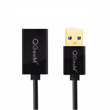 QGeeM USB 3.0/ 2.0 Male to Female Cable Extension - 5 Gbps High Speed - dealskart.com.au