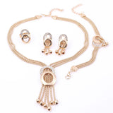 Carol Jewelry Women's Attractive Clamp Necklace Set - dealskart.com.au
