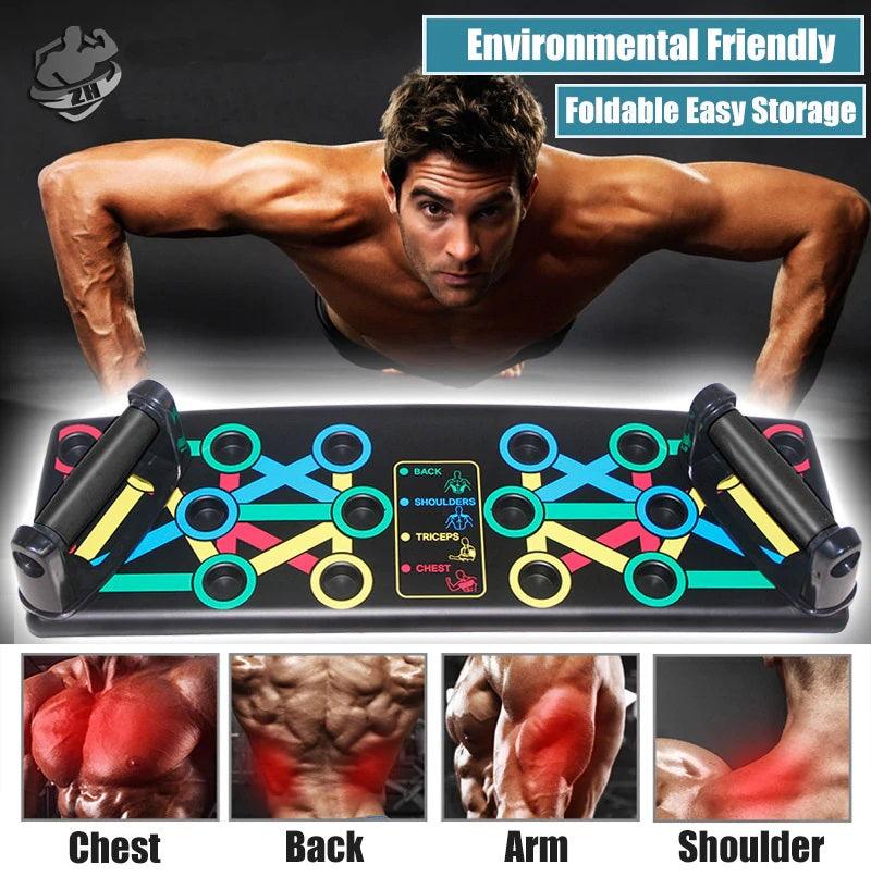 9 in 1 Push Up Fitness Board with Instructions - dealskart.com.au