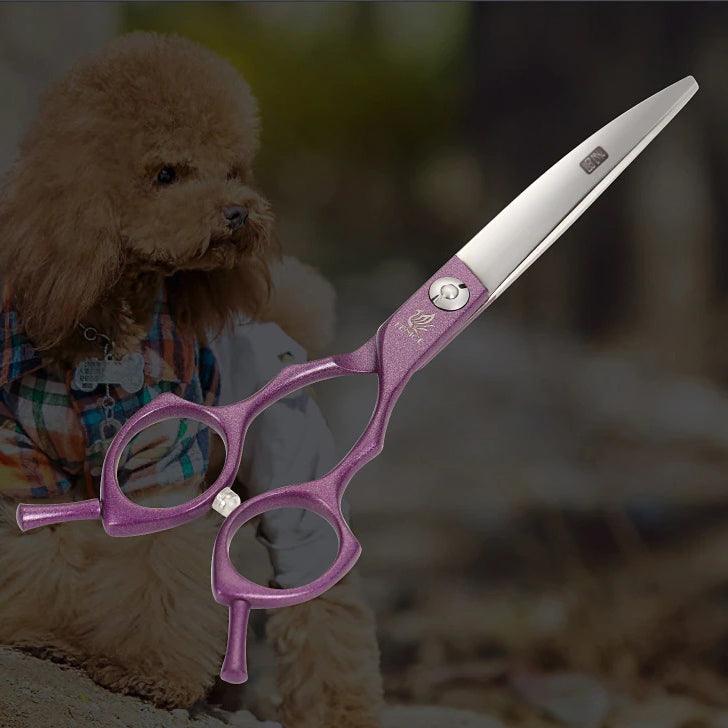 Pet Accessories- Fenice Professional 6.5 inch Curved Animal Grooming Scissors - dealskart.com.au