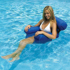 PVC Summer Inflatable Floating Lounger Chair for Swimming - dealskart.com.au