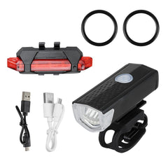 USB Rechargeable Waterproof Bike Flashlight Lamp - dealskart.com.au