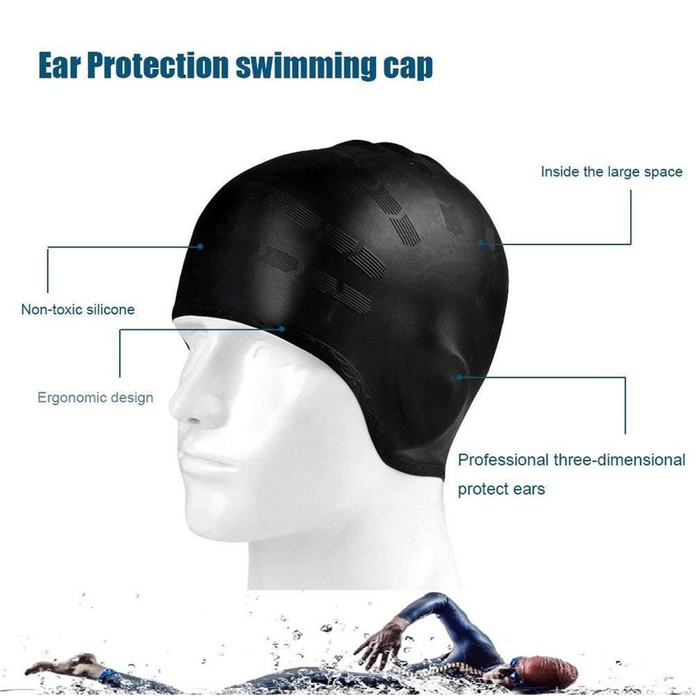 Swimming Pool Caps Adults Elastic Unisex | Swimming Accessories - dealskart.com.au