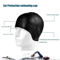 Swimming Pool Caps Adults Elastic Unisex | Swimming Accessories - dealskart.com.au